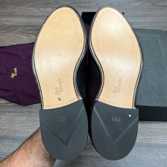 NEW Allen Edmonds Grayson Merlot Tassel Loafers 10 3E - Picture 3 of 11